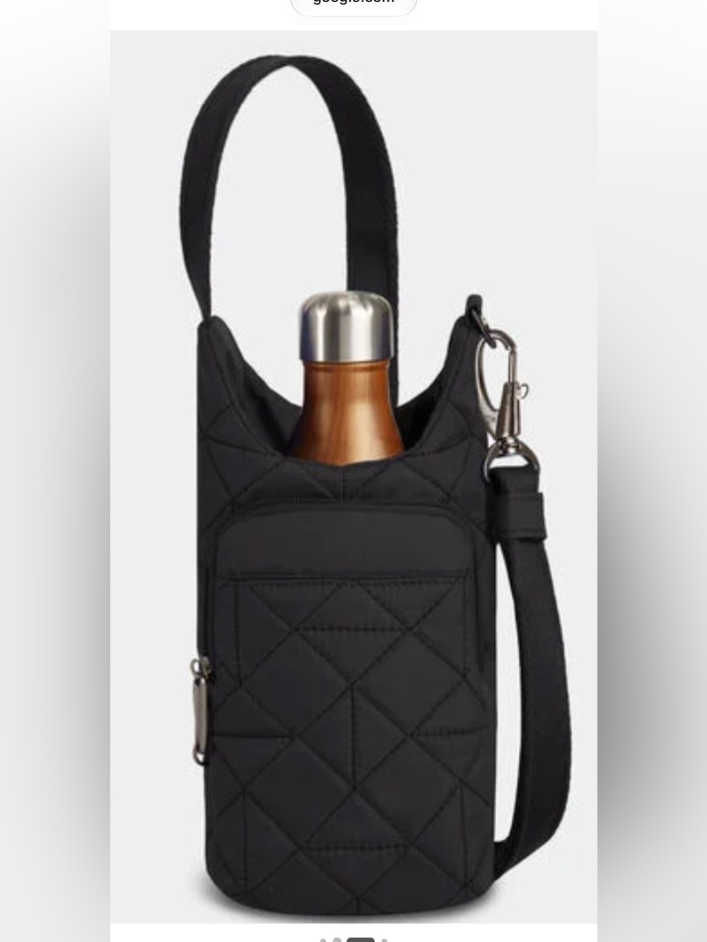 Travelon Anti-Theft Boho insulated Water Bottle Bag